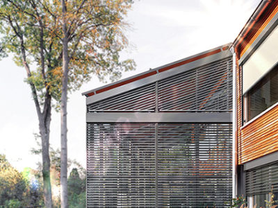 Schräg-Außenjalousie von Warema Schräg-Außenjalousie